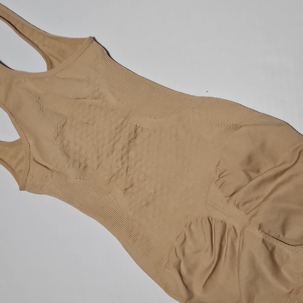 Wunder Wear Tan One Piece Body Suit Shaper Support Fit Size S/M - Picture 5 of 8